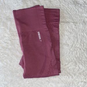 High rise crop seamless energy gymshark leggings